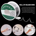 0.8mm 1.0mm 20g 50g 100g Soldering Tin Wire Tin Melt Rosin Core Solder Soldering Wire Roll No-clean FLUX 2.0% - PrimeNest