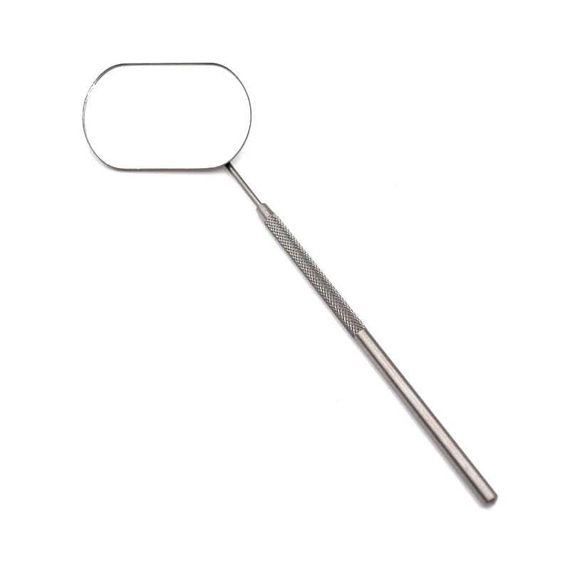 1 Pc Multi Colors Stainless Steel Multifunction Checking Oval Lash Mirror Eyelashes Extension Beauty Makeup Portable Mirror Tool - PrimeNest