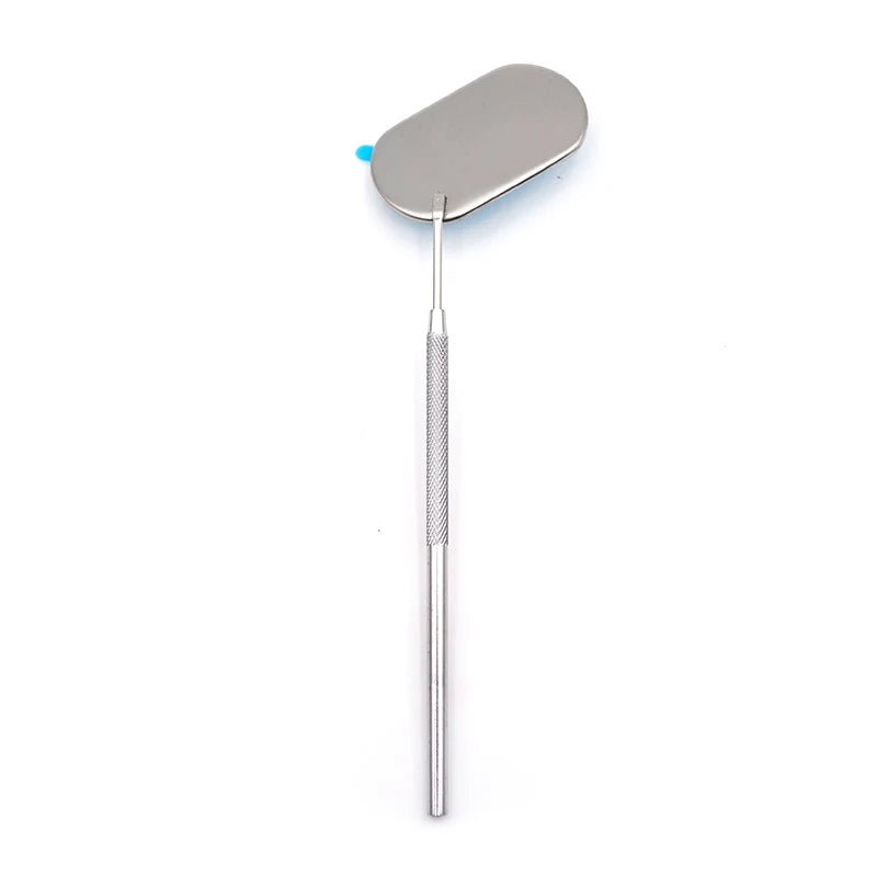 1 Pc Multi Colors Stainless Steel Multifunction Checking Oval Lash Mirror Eyelashes Extension Beauty Makeup Portable Mirror Tool - PrimeNest