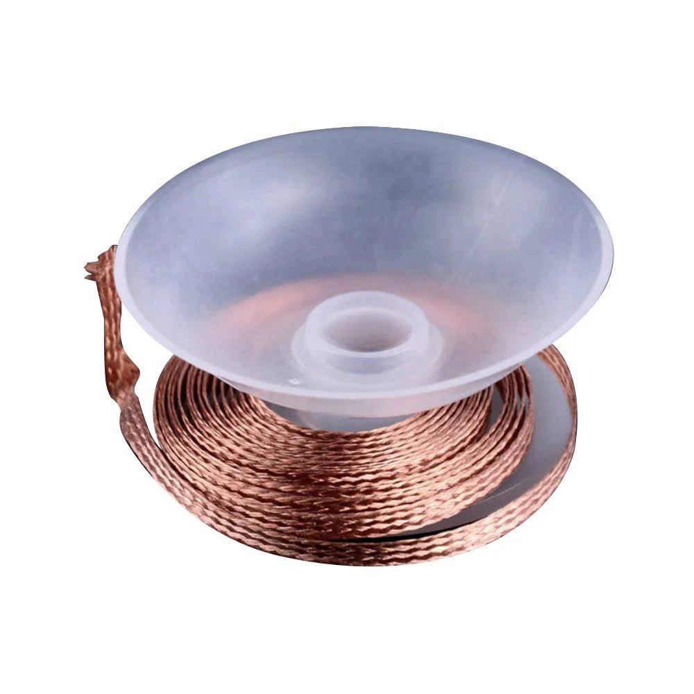 1.0-4.0mm Desoldering Mesh Braid Tape Copper Welding Point Solder Remover Wire Soldering Wick Tin Lead Cord Flux For Soldering - PrimeNest