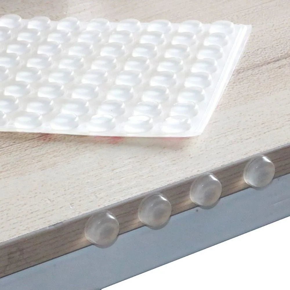 100Pcs Self Adhesive Door Stopper Rubber Damper Buffer Cabinet Bumpers Silicone Furniture Pads Cushion Protective Pads - PrimeNest