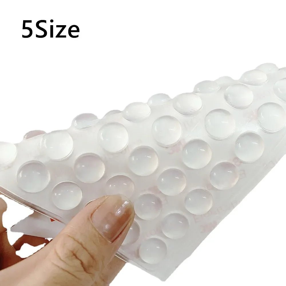 100Pcs Self Adhesive Door Stopper Rubber Damper Buffer Cabinet Bumpers Silicone Furniture Pads Cushion Protective Pads - PrimeNest