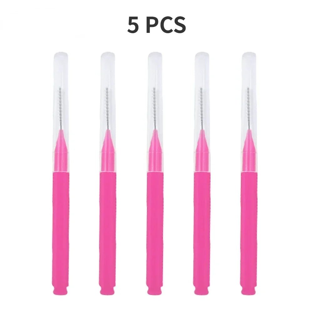 10/50PS Portable Mini Eyebrow Brushes Disposable Eyelash Brow Lifting Brush Applicators Lash Extension Comb Beauty Makeup Tools - PrimeNest