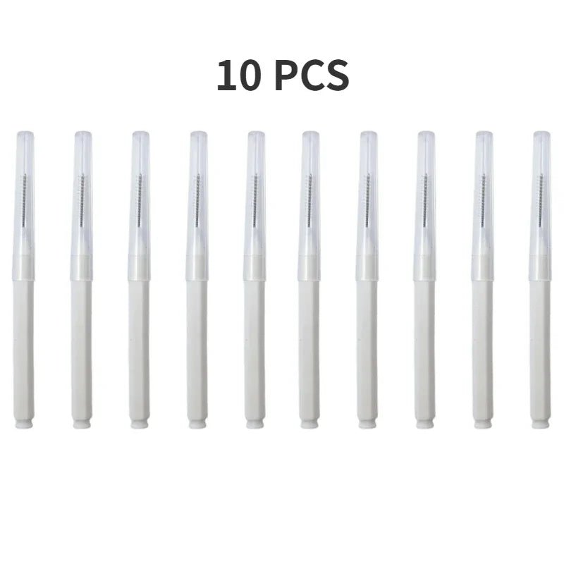 10/50PS Portable Mini Eyebrow Brushes Disposable Eyelash Brow Lifting Brush Applicators Lash Extension Comb Beauty Makeup Tools - PrimeNest