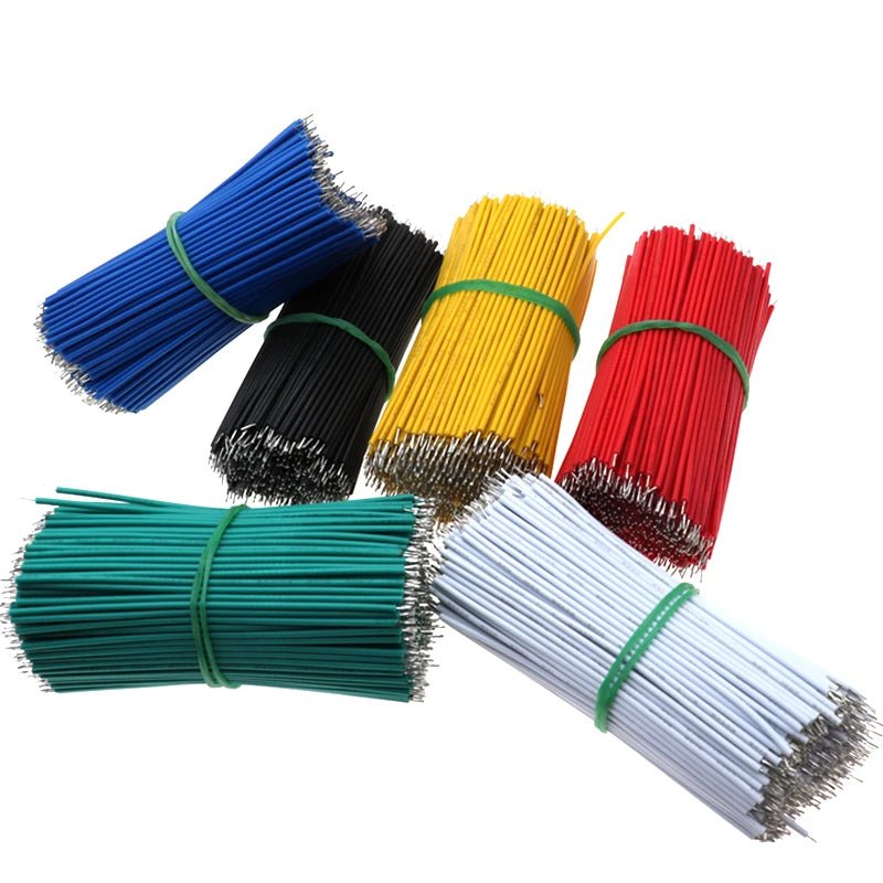 120PCS/set 24AWG Tin-Plated Breadboard PCB Solder Cable 24AWG 8cm Fly Jumper Wire Tin Conductor Wires 1007-24AWG Connector Wire - PrimeNest