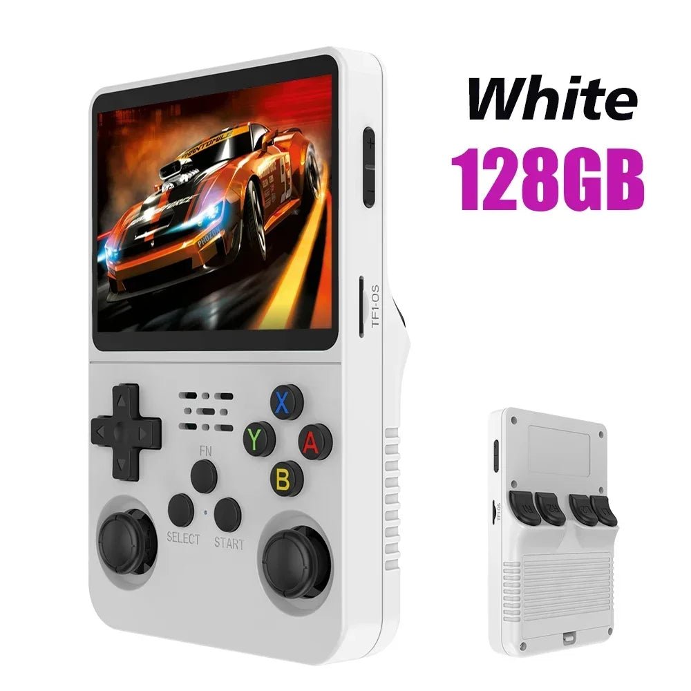128G R36S Retro Handheld Video Game Console Linux System 3.5 Inch IPS Screen R35s Pro Portable Pocket Video Player 64GB Games - PrimeNest