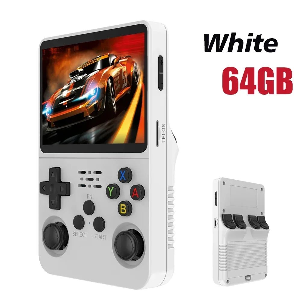128G R36S Retro Handheld Video Game Console Linux System 3.5 Inch IPS Screen R35s Pro Portable Pocket Video Player 64GB Games - PrimeNest