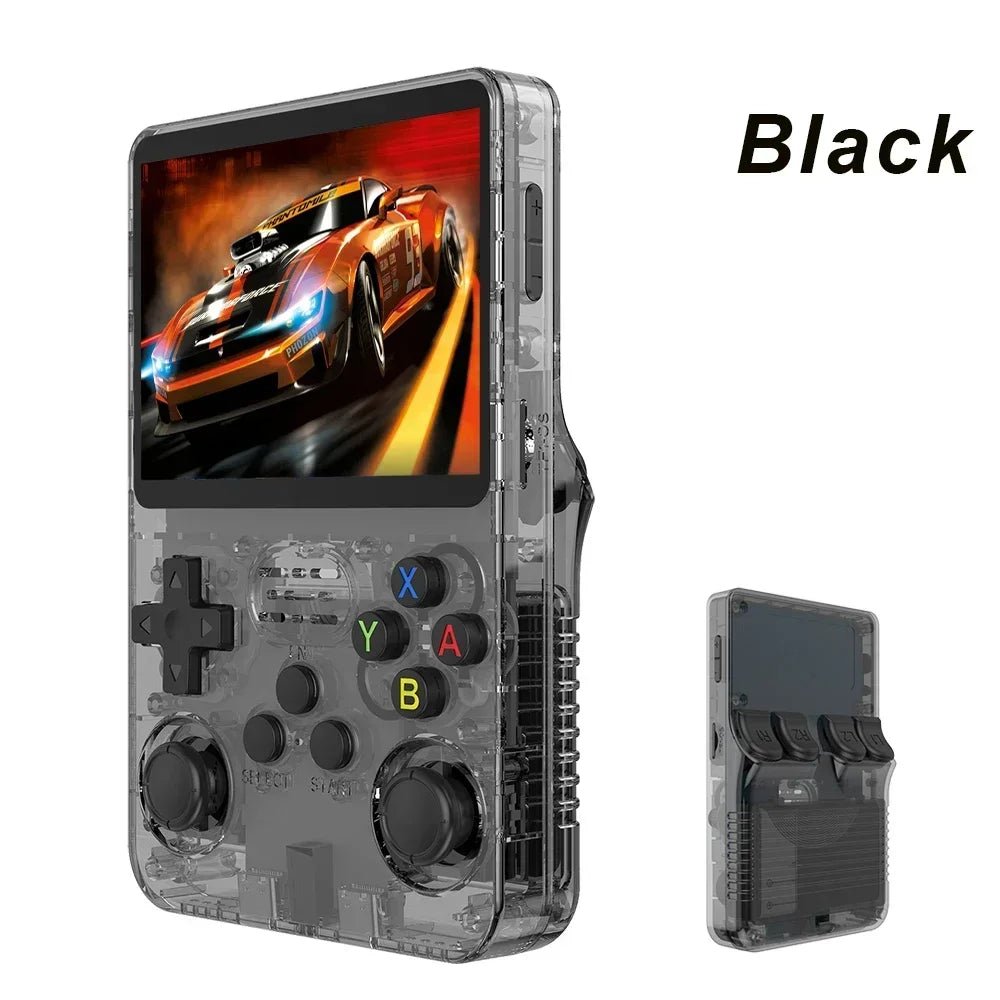 128G R36S Retro Handheld Video Game Console Linux System 3.5 Inch IPS Screen R35s Pro Portable Pocket Video Player 64GB Games - PrimeNest
