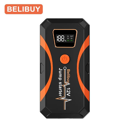 12VCar Battery Starter,5000mAh Portable Emergency Jump Starter,Auto Engine Booster,Vehicle Electronic Accessory,Emergency Tool - PrimeNest