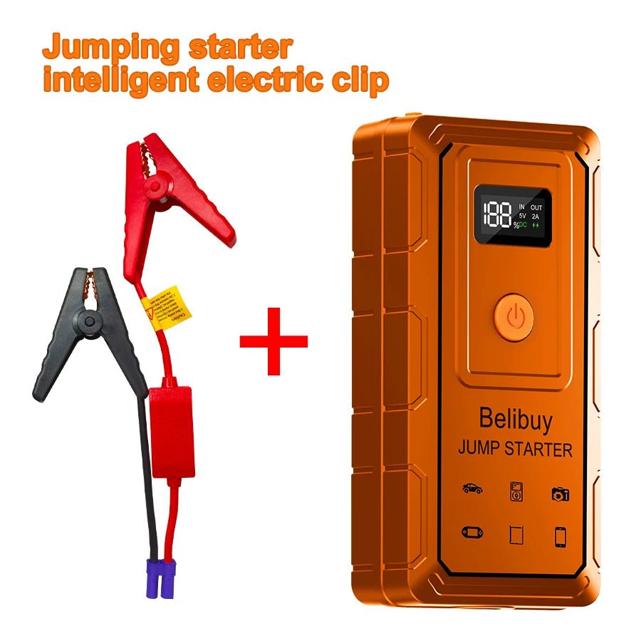 12VCar Battery Starter,5000mAh Portable Emergency Jump Starter,Auto Engine Booster,Vehicle Electronic Accessory,Emergency Tool - PrimeNest