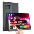 14 Inch Portable Touch Monitor Non-touch optional 16:10 400cd/m2 Gaming Computer Expand Display For XBox PS4/5 Switch Loptop - PrimeNest