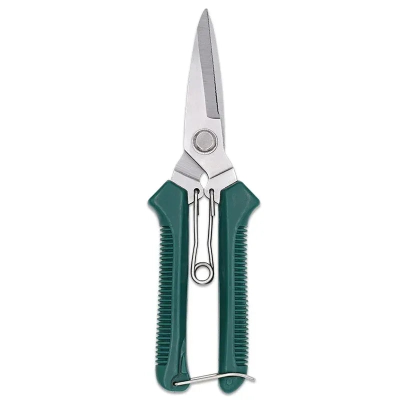 1/2PCS Straight Head Pruning Shears Non-slip HandleStainless Steel Outils Manuels Household Bonsai Garden Scissors Pruing Shear