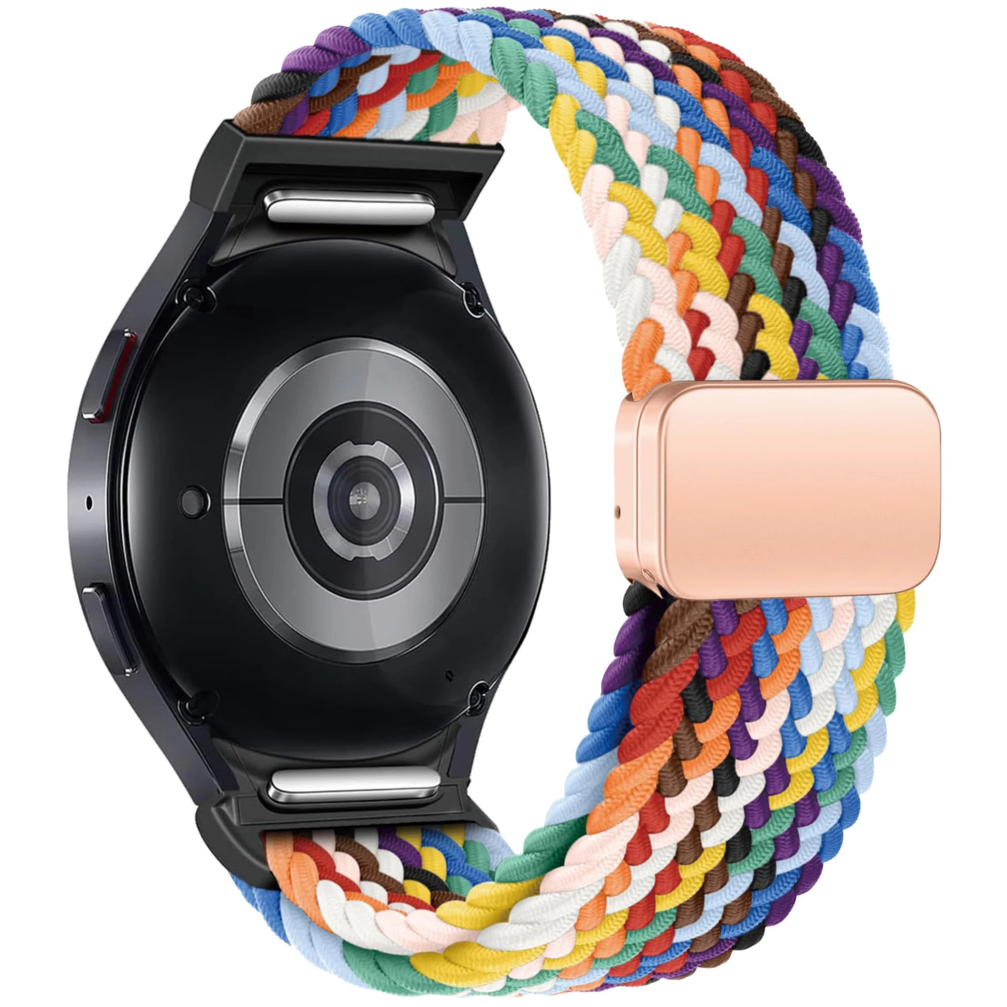 No Gaps Braided Band For Samsung Galaxy Watch 7 6 5 4 44mm 40mm/5 pro magnetic bracelet Galaxy watch6 watch4 classic 47 43 strap