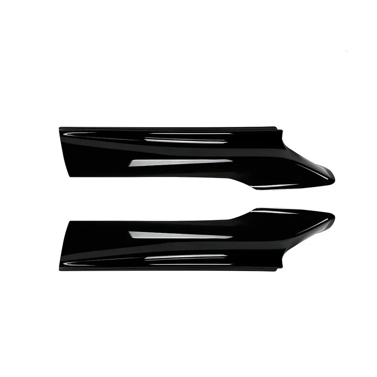 1pair Front Bumper Lip Splitter Spoiler For BMW F10 F11 M Sport 5 Series 520i 530i 2011-2017 Front Diffuser Body Kits Tuning - PrimeNest