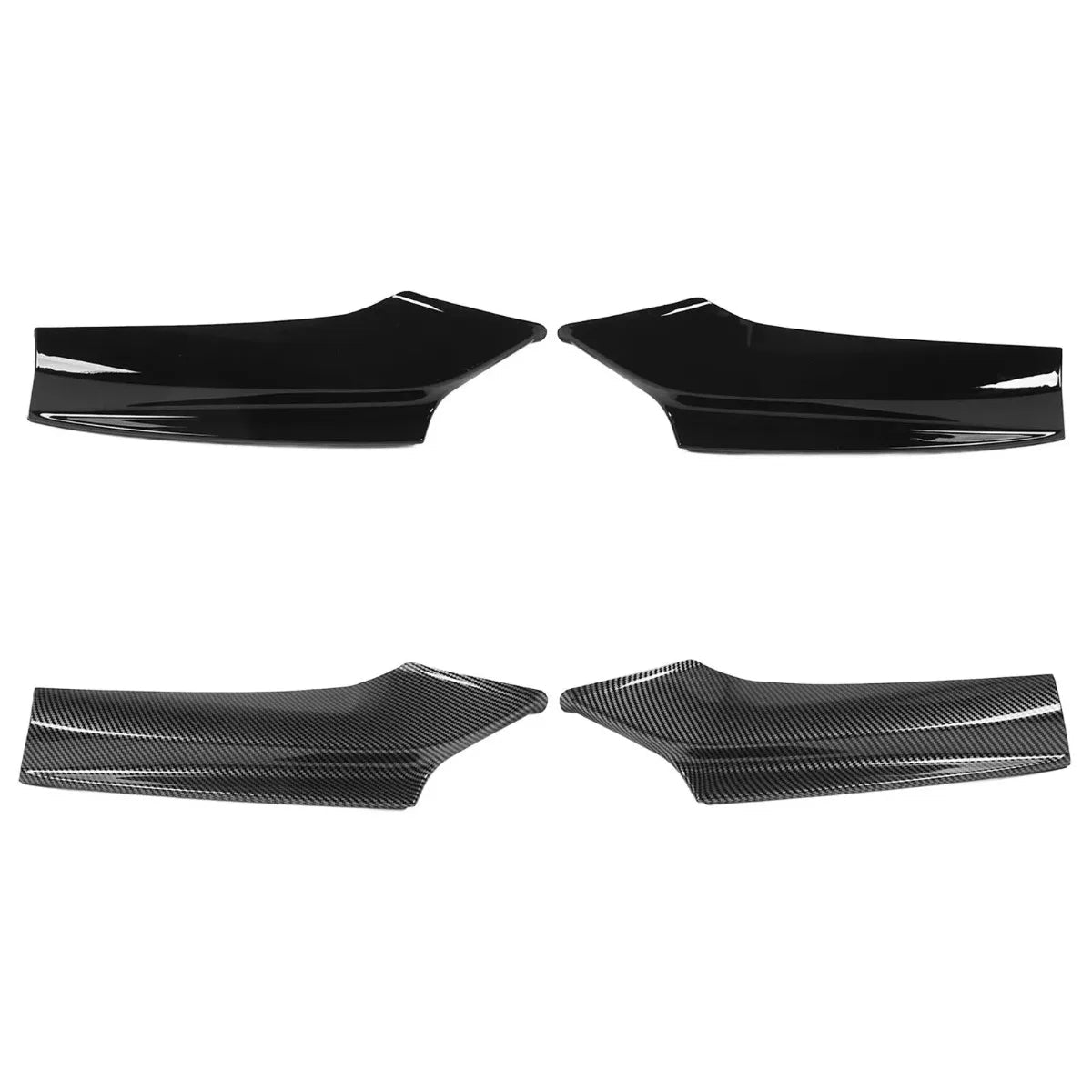1pair Front Bumper Lip Splitter Spoiler For BMW F10 F11 M Sport 5 Series 520i 530i 2011-2017 Front Diffuser Body Kits Tuning - PrimeNest