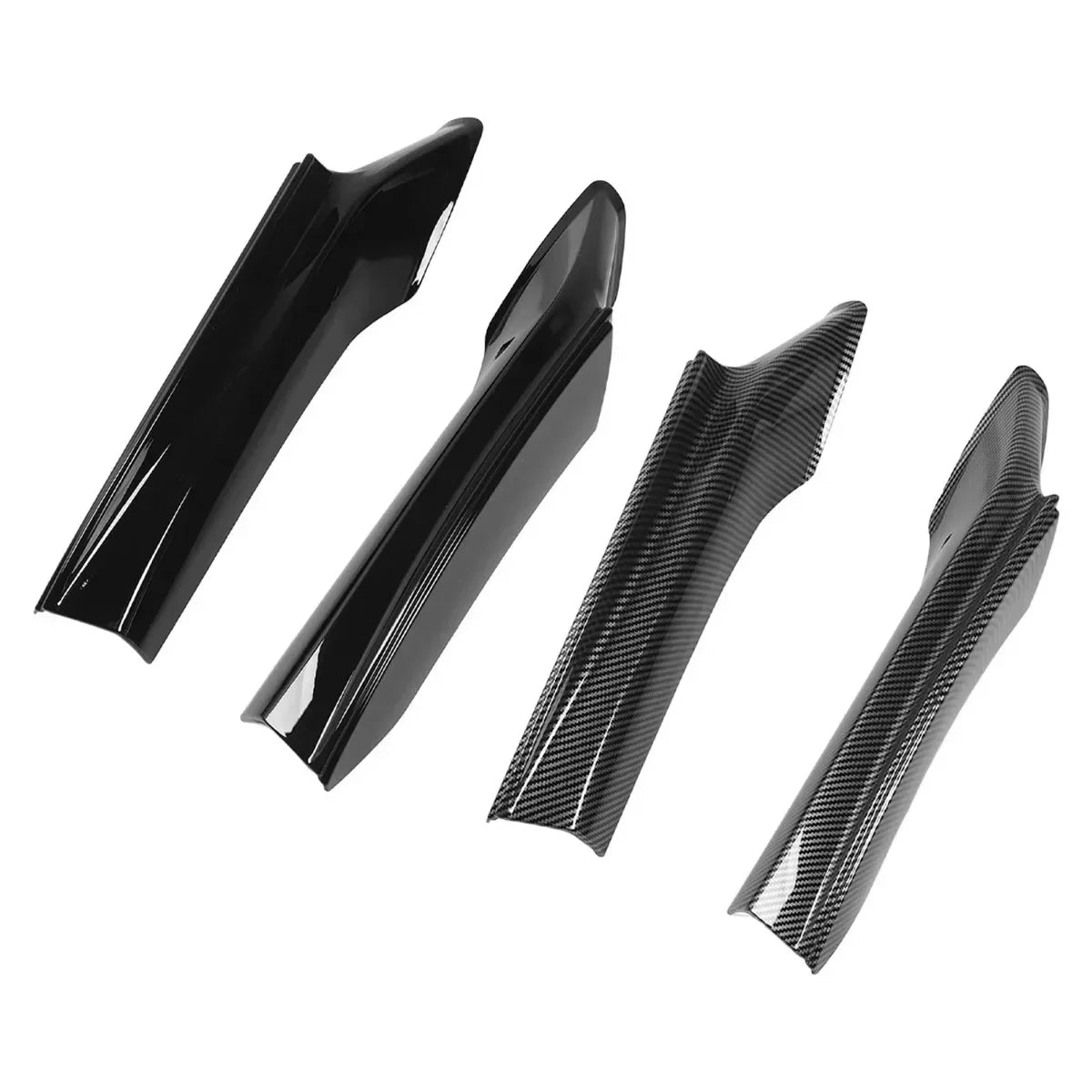 1pair Front Bumper Lip Splitter Spoiler For BMW F10 F11 M Sport 5 Series 520i 530i 2011-2017 Front Diffuser Body Kits Tuning - PrimeNest