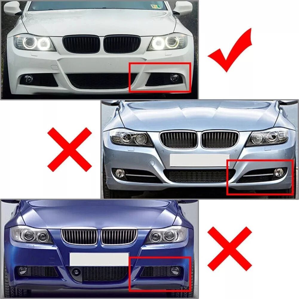 1Pair Front Bumper Splitters Lip For BMW 3 Series E90 E91 LCI M Sport 2009-2012 Car Diffuser Splitter Spoiler Body Kit Cover - PrimeNest