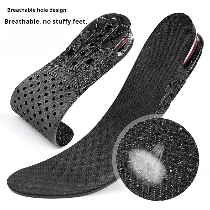 1Pair Height Increase Insole Feet Templates 3/5/7/9cm Variable Height Shoes Insoles Air-Cushioned Shock-Absorbing sports insole - PrimeNest
