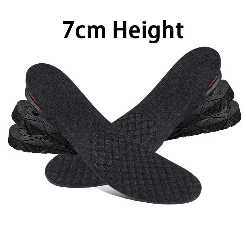 1Pair Height Increase Insole Feet Templates 3/5/7/9cm Variable Height Shoes Insoles Air-Cushioned Shock-Absorbing sports insole - PrimeNest
