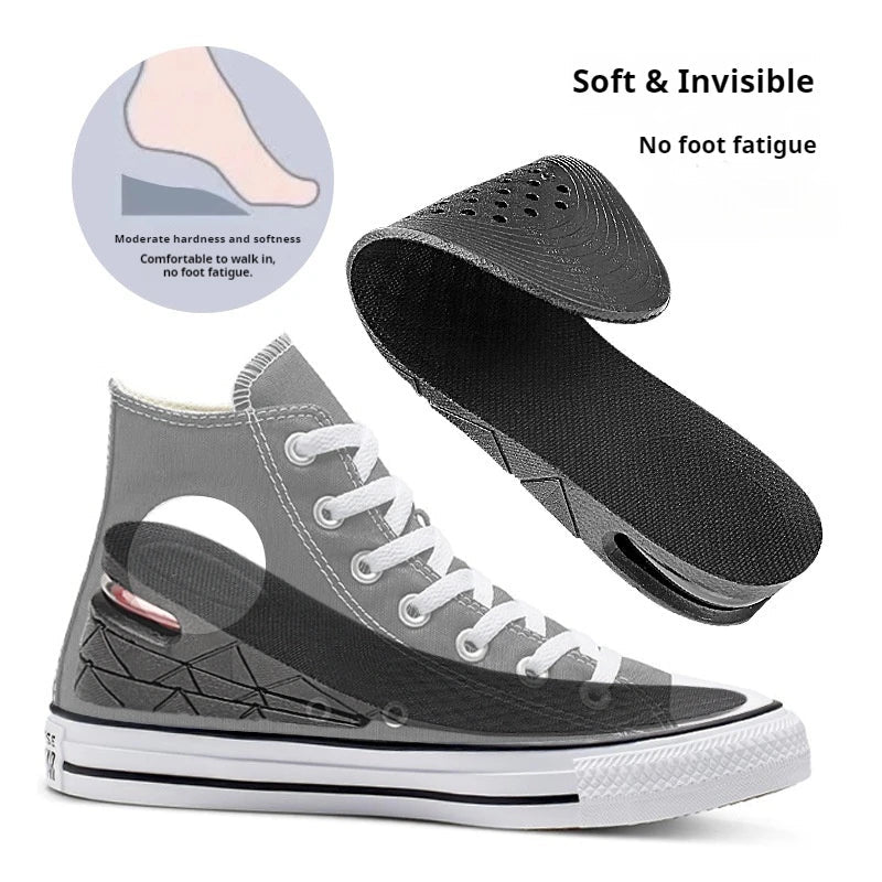 1Pair Height Increase Insole Feet Templates 3/5/7/9cm Variable Height Shoes Insoles Air-Cushioned Shock-Absorbing sports insole - PrimeNest