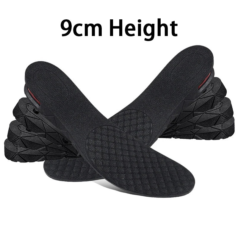 1Pair Height Increase Insole Feet Templates 3/5/7/9cm Variable Height Shoes Insoles Air-Cushioned Shock-Absorbing sports insole - PrimeNest