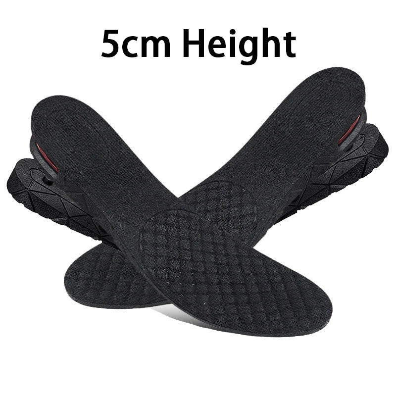 1Pair Height Increase Insole Feet Templates 3/5/7/9cm Variable Height Shoes Insoles Air-Cushioned Shock-Absorbing sports insole - PrimeNest