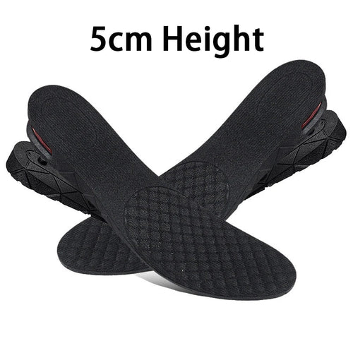 1Pair Height Increase Insole Feet Templates 3/5/7/9cm Variable Height Shoes Insoles Air-Cushioned Shock-Absorbing sports insole - PrimeNest