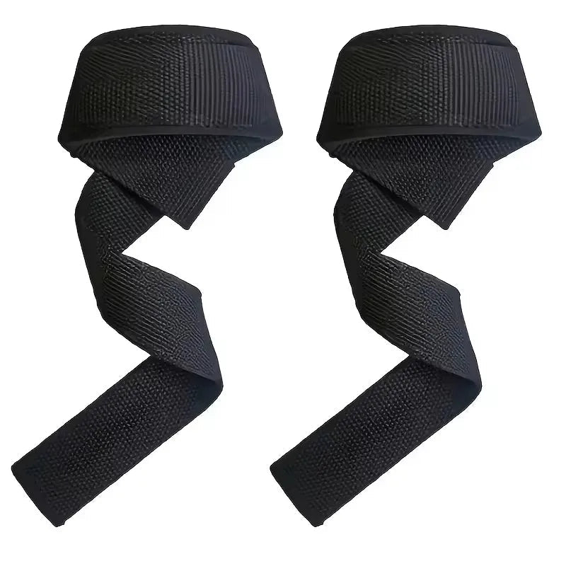 1Pair Non-slip Strap Gym Dumbbell Workout Weights Lifting Straps Crossfit Fitness Equipment Wrist Wrap Lift Exercise Training - PrimeNest