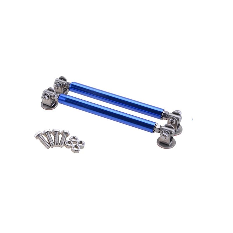 1Pair Universal Car Splitter Rods Racing Adjustable Front Rear Bumper Lip Support Strut Brace Tie Pull Bar Kit 75/100/150/200mm - PrimeNest
