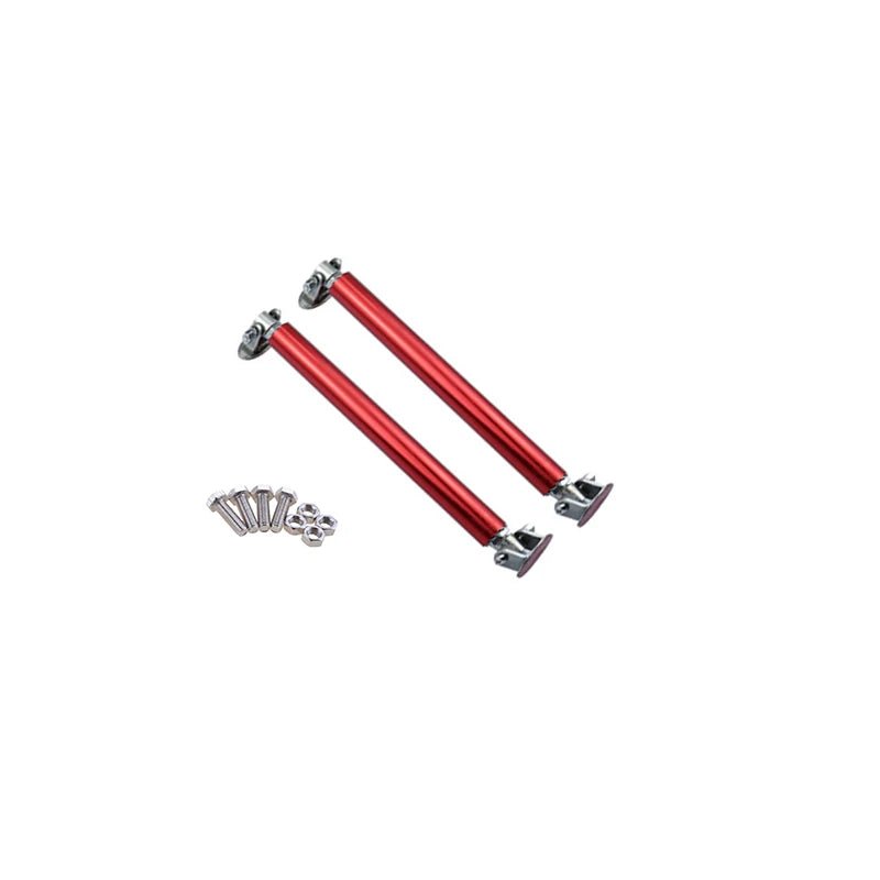 1Pair Universal Car Splitter Rods Racing Adjustable Front Rear Bumper Lip Support Strut Brace Tie Pull Bar Kit 75/100/150/200mm - PrimeNest