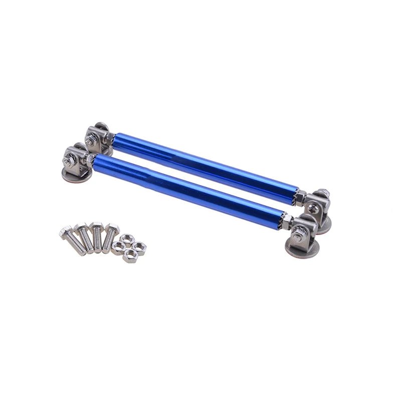1Pair Universal Car Splitter Rods Racing Adjustable Front Rear Bumper Lip Support Strut Brace Tie Pull Bar Kit 75/100/150/200mm - PrimeNest