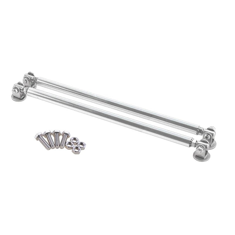 1Pair Universal Car Splitter Rods Racing Adjustable Front Rear Bumper Lip Support Strut Brace Tie Pull Bar Kit 75/100/150/200mm - PrimeNest