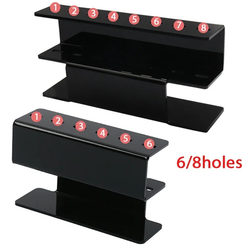 1PC Eyelash Tweezers Storage Rack Tweezer Organizer Holder Stand Eyelash Extension Tools Makeup Beauty Shelf 6/8 Holes - PrimeNest
