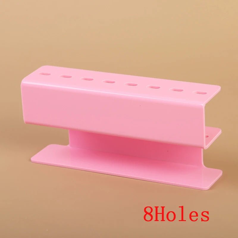 1PC Eyelash Tweezers Storage Rack Tweezer Organizer Holder Stand Eyelash Extension Tools Makeup Beauty Shelf 6/8 Holes - PrimeNest