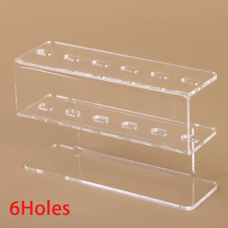 1PC Eyelash Tweezers Storage Rack Tweezer Organizer Holder Stand Eyelash Extension Tools Makeup Beauty Shelf 6/8 Holes - PrimeNest