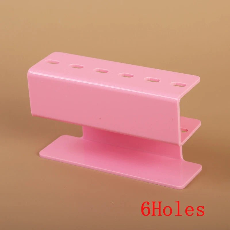 1PC Eyelash Tweezers Storage Rack Tweezer Organizer Holder Stand Eyelash Extension Tools Makeup Beauty Shelf 6/8 Holes - PrimeNest