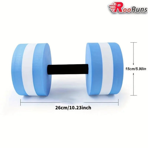 1PC High Quality EVA Water Foam Floating Dumbbell Fitness Equipments Foam Aqua Dumbbells for Swim Pool Fitness Dumbbell - PrimeNest