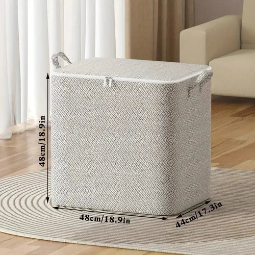 1pc Household Large Capacity Storage Bag Non-woven Material, Closet Wardrobe Organizer Can Be Used For Quilt Clothing, Toys - PrimeNest