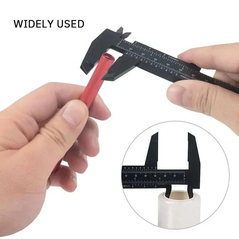 1PC Plastic Vernier Caliper Mini Portable Caliper Student Vernier Ruler 0-150mm Measuring Tool New - PrimeNest
