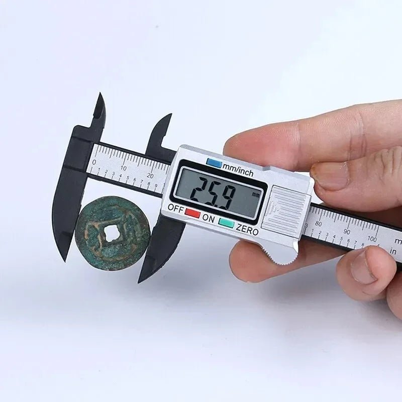 1PC Plastic Vernier Caliper Mini Portable Caliper Student Vernier Ruler 0-150mm Measuring Tool New - PrimeNest