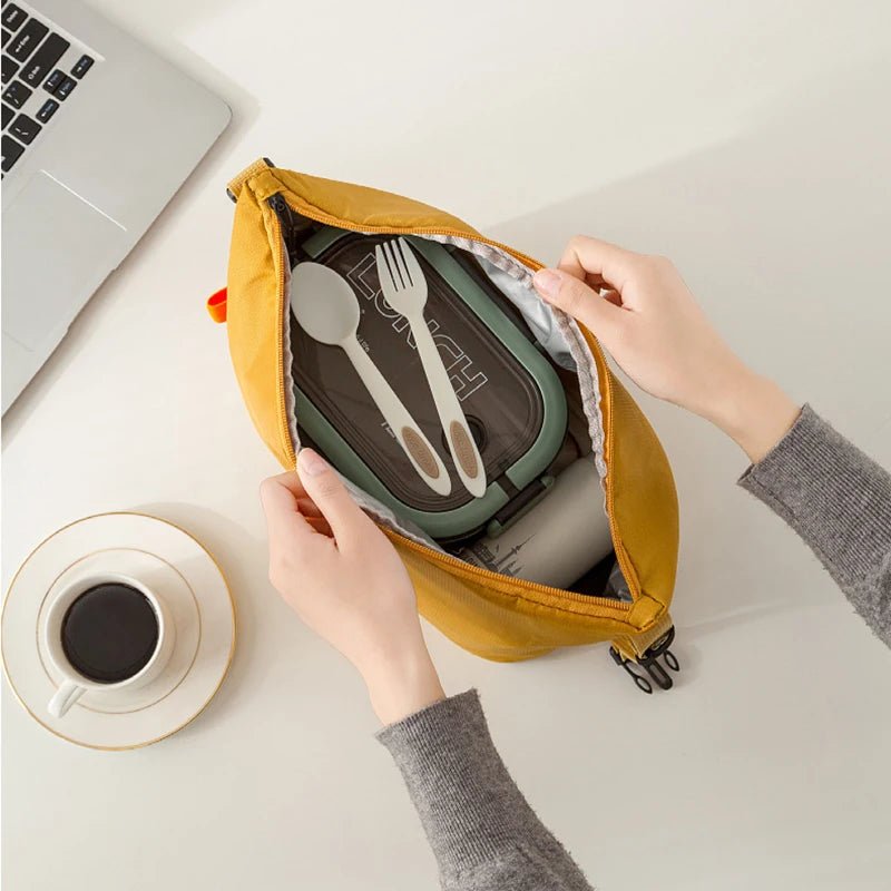 1pcs Lunch Pack Insulated Bento Bag Aluminium Foil Lunchbox Ice Bag Portable Dinner Picnic Food Storage Handbag - PrimeNest