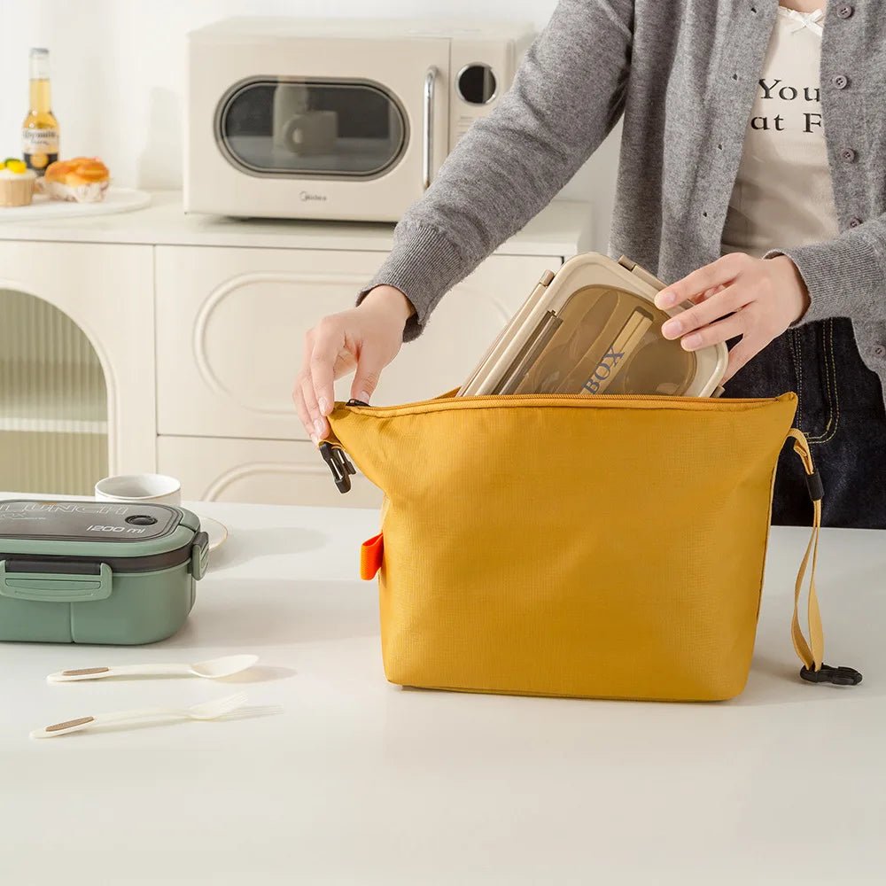 1pcs Lunch Pack Insulated Bento Bag Aluminium Foil Lunchbox Ice Bag Portable Dinner Picnic Food Storage Handbag - PrimeNest