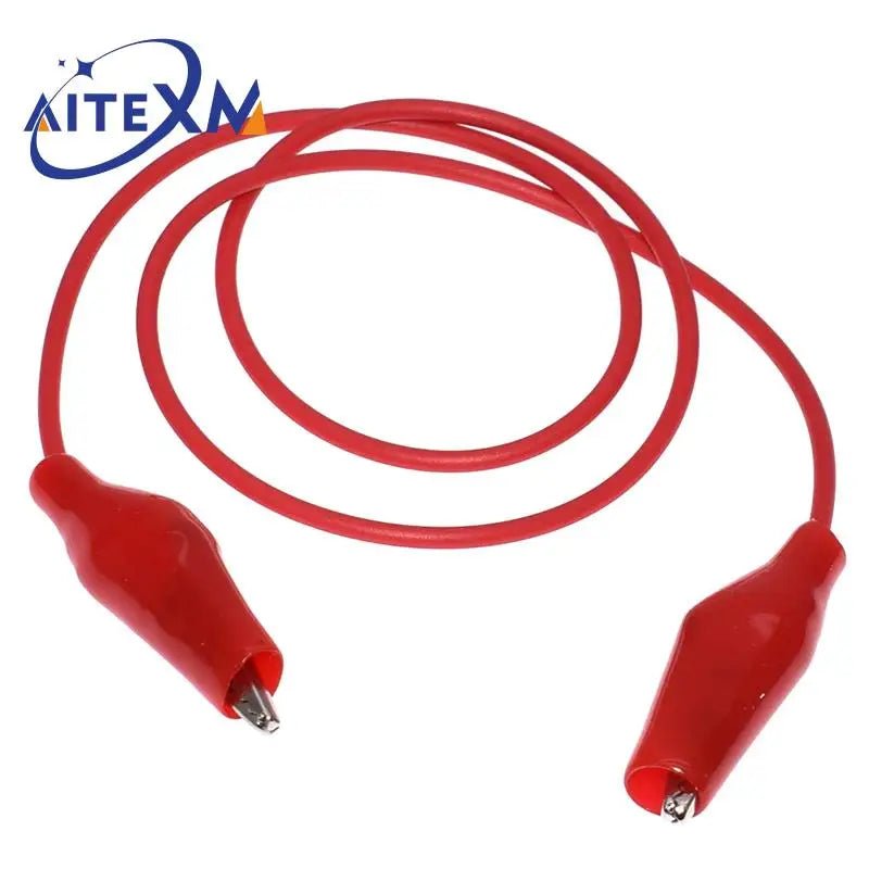 1Set / 10PCS Alligator Clips Electrical DIY Test Leads Alligator Double-ended Crocodile Clips Roach Clip Test Jumper Wire 46CM - PrimeNest