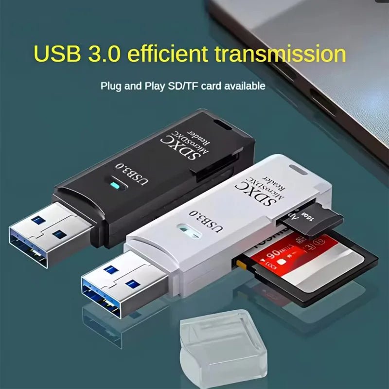 2 in 1 USB2.0/3.0 Card Reader Micro TF sd card Reader usb adapter High Speed Cardreader TF Memory card For PC Laptop Accessories - PrimeNest