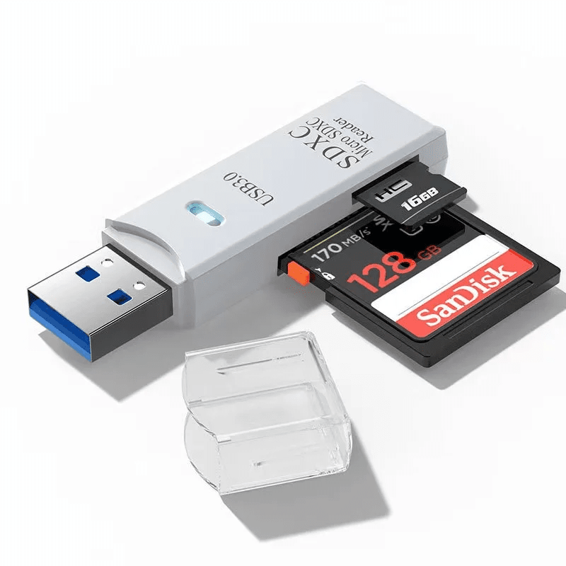 2 in 1 USB2.0/3.0 Card Reader Micro TF sd card Reader usb adapter High Speed Cardreader TF Memory card For PC Laptop Accessories - PrimeNest