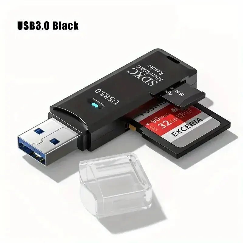 2 in 1 USB2.0/3.0 Card Reader Micro TF sd card Reader usb adapter High Speed Cardreader TF Memory card For PC Laptop Accessories - PrimeNest
