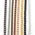 2 Meter Flat 2.5/3.5/4.5mm Extension Thin Chain Metal Chain DIY Necklace Body Chain Jewelry Making Chain Accessories - PrimeNest