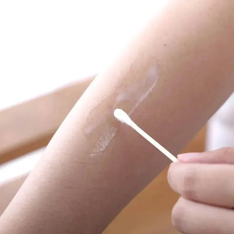 200/500 Double Round Headed Cotton Swabs Headed Cotton Swabs Bamboo Sticks Nose Ears Personal Care - PrimeNest