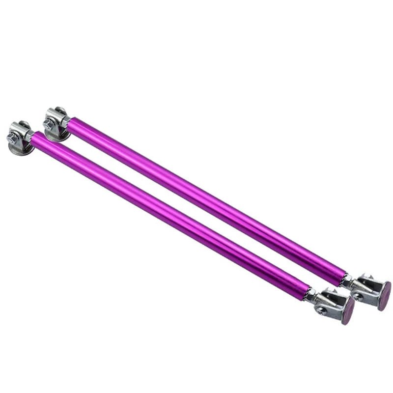 200mm Universal Car Splitter Rods Racing Adjustable Stainless Steel Front Bumper Lip Support Tie Bar Kit Saving Drilling Hole - PrimeNest