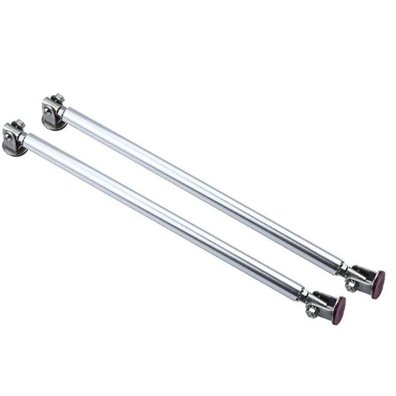 200mm Universal Car Splitter Rods Racing Adjustable Stainless Steel Front Bumper Lip Support Tie Bar Kit Saving Drilling Hole - PrimeNest